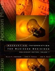 Cover of Account Information for Business Decisions