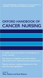 Cover of Oxford handbook of cancer nursing
