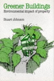 Cover of Greener buildings