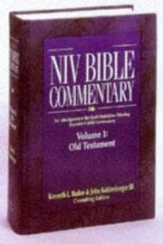 Cover of NIV Bible Commentary of O. T. Hodder