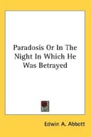 Cover of Paradosis