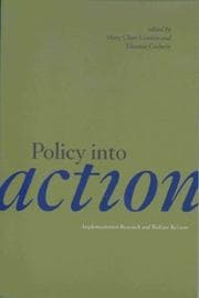 Cover of Policy into action