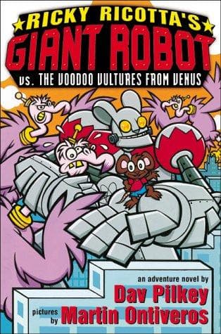Cover of Ricky Ricotta's Giant Robot Vs. the Voodoo Vultures from Venus