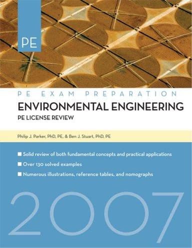 Cover of Environmental Engineering: PE License Review (Environmental Engineering: License Review)