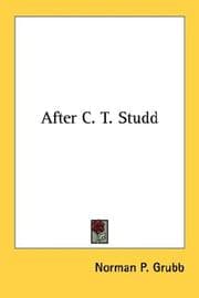 Cover of After C. T. Studd
