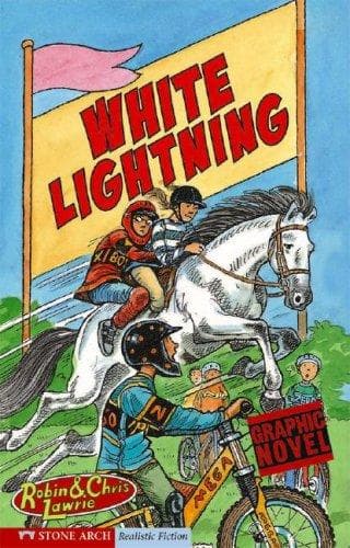 Cover of White Lightning (Ridge Riders (Graphic Novels))