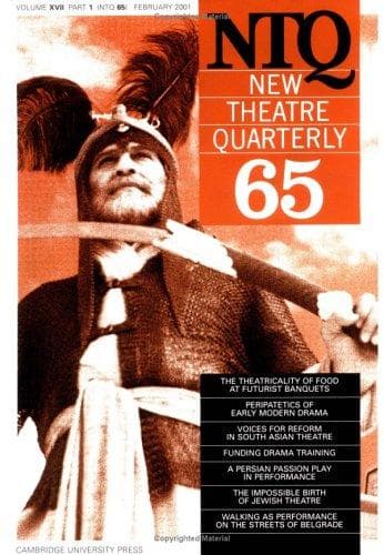Cover of New Theatre Quarterly 65