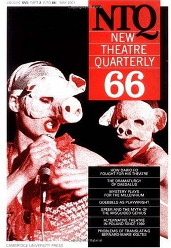 Cover of New Theatre Quarterly 66