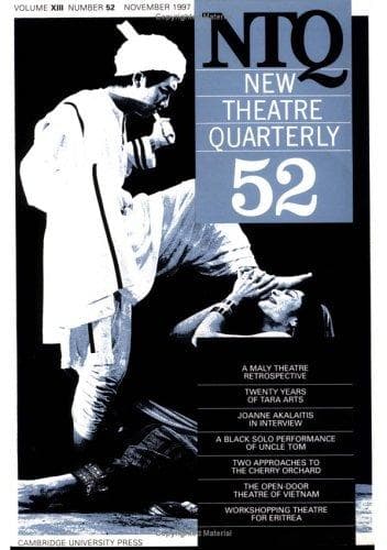 Cover of New Theatre Quarterly 52
