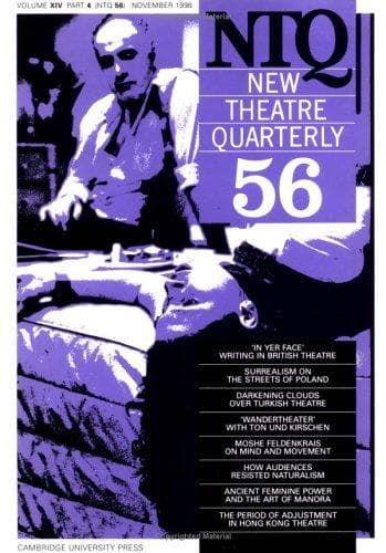 Cover of New Theatre Quarterly 56