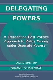 Cover of Delegating powers
