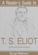 Cover of A reader's guide to T.S. Eliot