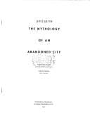 Cover of The mythology of an abandoned city