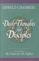 Cover of Daily thoughts for disciples
