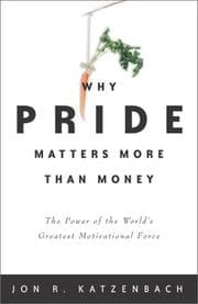 Cover of Why Pride Matters More Than Money