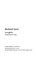 Cover of Richard Stern