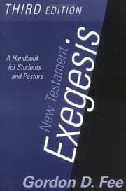 Cover of New Testament exegesis