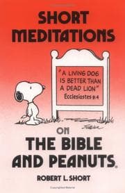Cover of Short meditations on the Bible and Peanuts