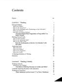 Cover of Thinking critically