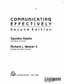 Cover of Communicating effectively