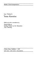 Cover of Leo Tolstoy's Anna Karenina