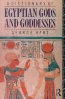 Cover of A dictionary of Egyptian gods and goddesses