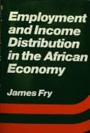 Cover of Employment and income distribution in the African economy