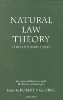 Cover of Natural law theory