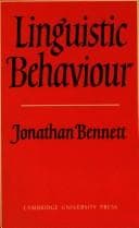 Cover of Linguistic Behaviour