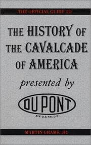 Cover of The history of the Cavalcade of America
