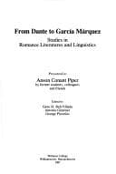 Cover of From Dante to Garcia Marquez