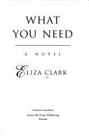 Cover of What you need