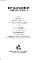 Cover of Developments in Sweeteners