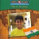 Cover of I Come from India (This Is My Story)