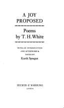 Cover of A Joy Proposed