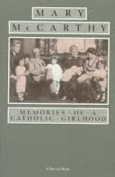 Cover of Memories of a Catholic girlhood
