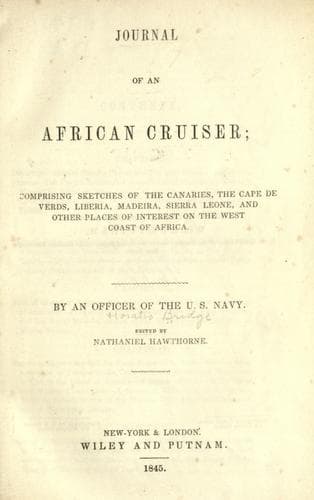 Cover of Journal of an African Cruiser