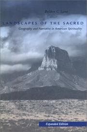 Cover of Landscapes of the sacred