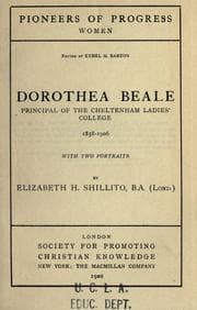 Cover of Dorothea Beale