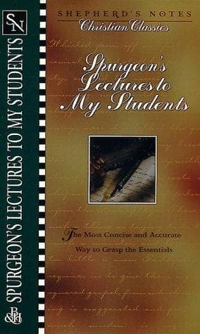 Cover of Spurgeon's Lectures to my students