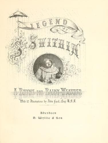 Cover of Legend of Saint Swithin