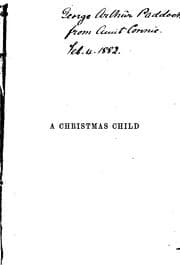 Cover of A Christmas child