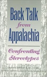 Cover of Back talk from Appalachia