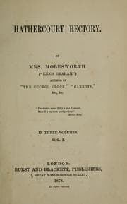 Cover of Hathercourt rectory
