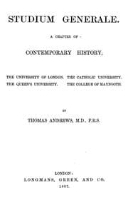 Cover of Studium generale