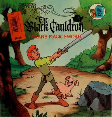 Cover of Taran's Magic Sword (Walt Disney Pictures the Black Cauldron (Golden Look Look Book))