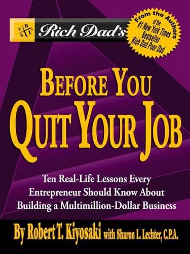 Cover of Rich Dad's Before You Quit Your Job