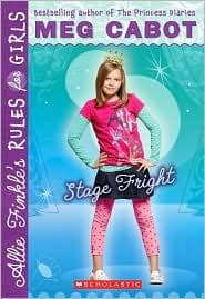 Cover of Stage Fright: Cabot, Meg: 9780545040464