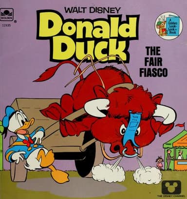 Cover of Donald Duck, the fair fiasco