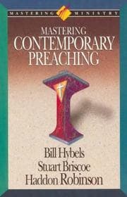 Cover of Mastering contemporary preaching